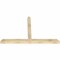 Ekena Millwork Portland Rough Sawn Timber Gable Bracket, Douglas Fir, 72"W x 45"H x 4"D x 4"F, 15/12 Pitch GBW072X45X0404POR00RDF - alternate 4